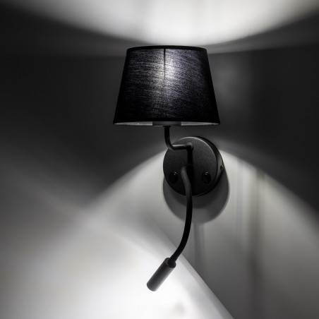 Kinkiet Maja czarny TK Lighting | Lampka do czytania