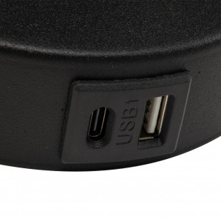 Kinkiet Maja czarny TK Lighting | Lampka do czytania + USB