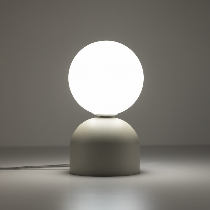 Lampa stołowa szklana kula Miki - TK Lighting | Cena 175 zł