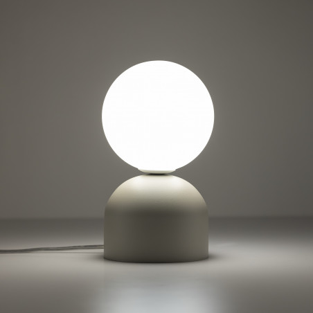 Lampa stołowa szklana kula Miki - TK Lighting | Cena 175 zł
