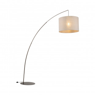 Lampa podłogowa łukowa Moby | TK Lighting - Brązowa