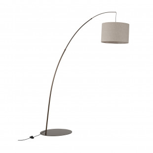 Lampa podłogowa łukowa Moby | TK Lighting - Brązowa