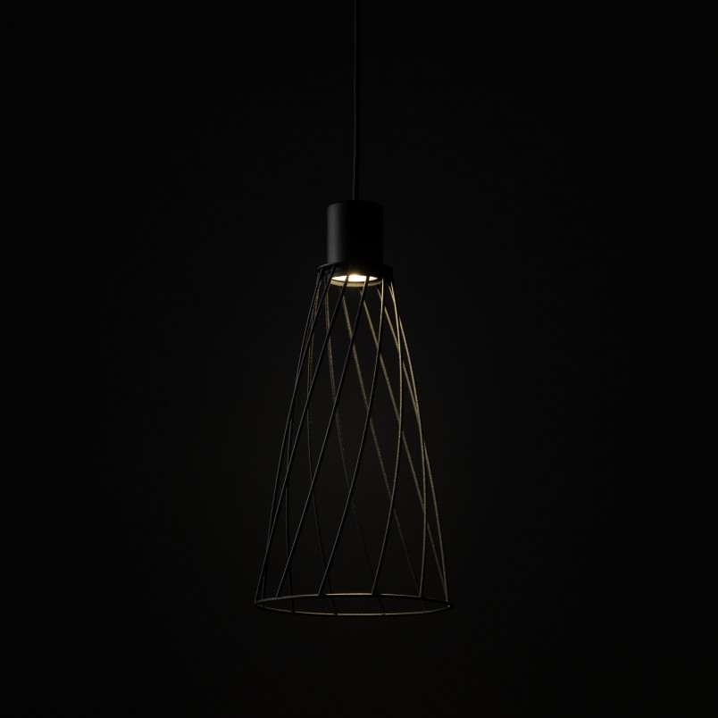 Lampa wisząca Modesto czarna TK Lighting | Loftowa