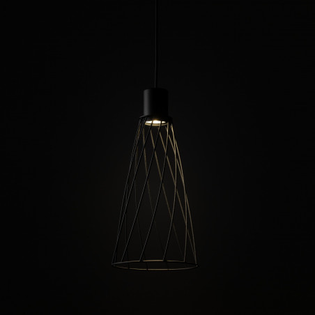 Lampa wisząca Modesto czarna TK Lighting | Loftowa