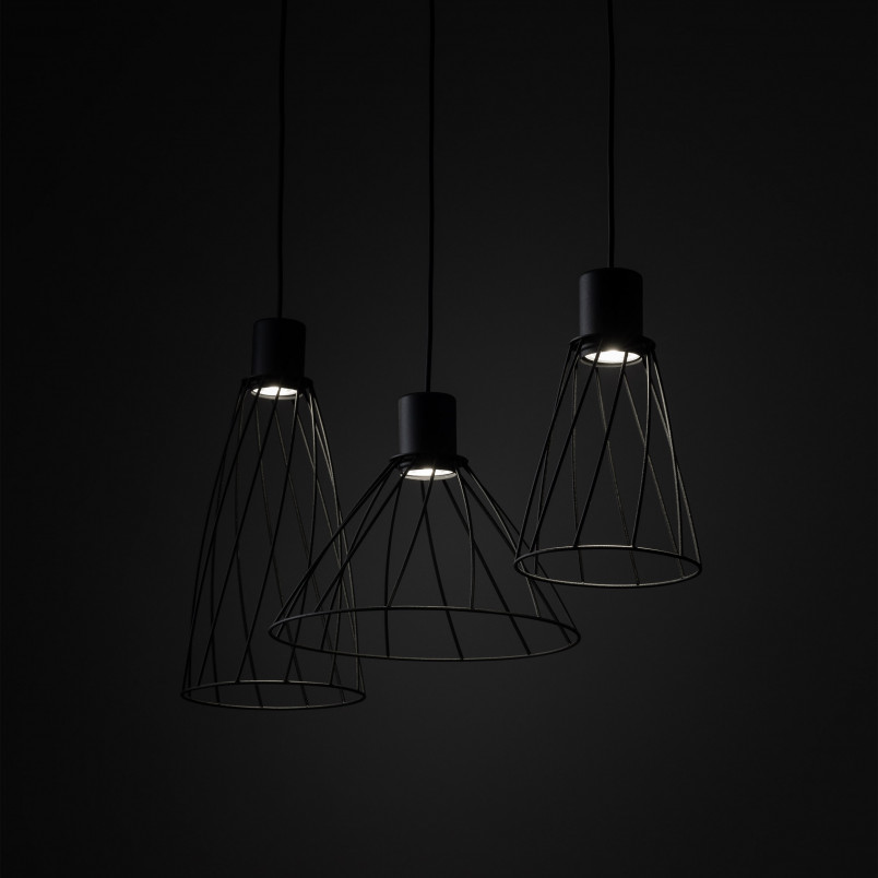 Lampa Wisząca Modesto | 3 punkty, Loft, TK Lighting