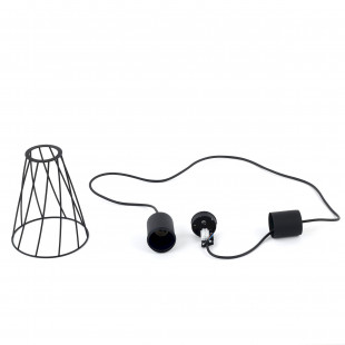 Lampa Wisząca Modesto Czarna | TK Lighting - Loftowa