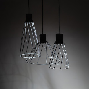 Lampa Wisząca Modesto | 3 punkty, Loft, TK Lighting