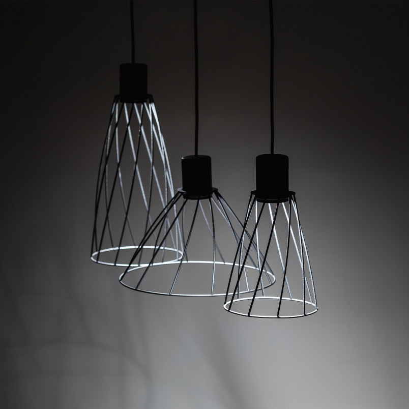 Lampa Wisząca Modesto | 3 punkty, Loft, TK Lighting