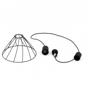 Lampa wisząca Modesto czarna TK Lighting | Loftowa, metalowa