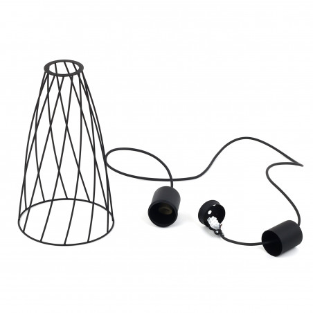 Lampa wisząca Modesto czarna TK Lighting | Loftowa