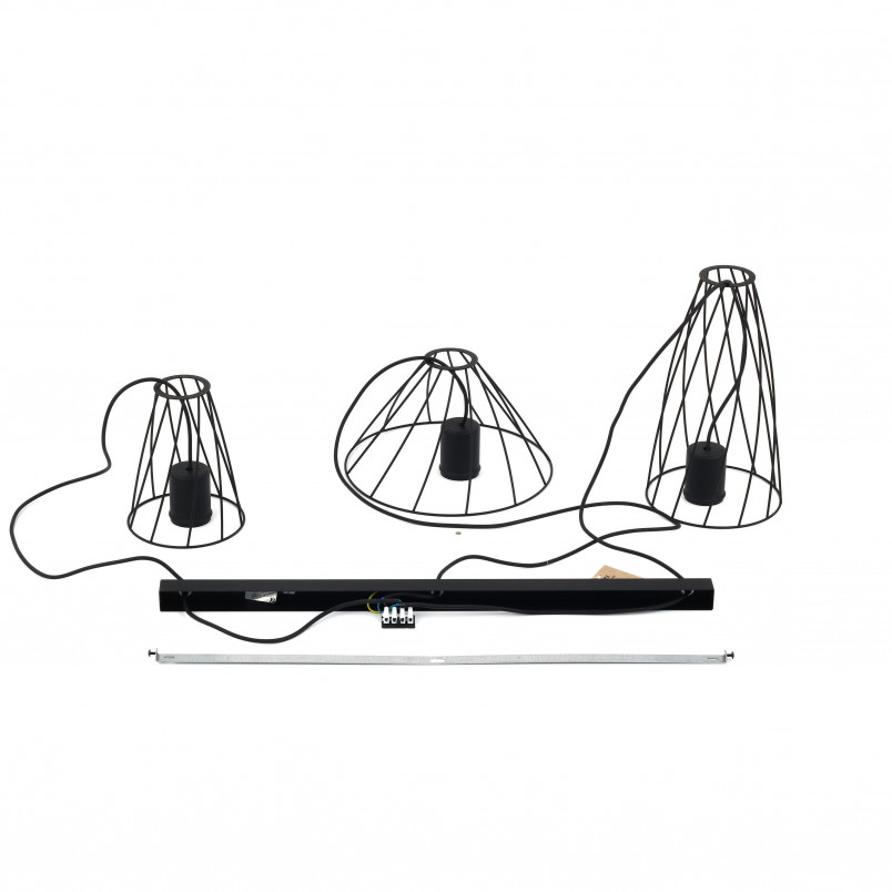 Lampa Wisząca Modesto | 3 punkty, Loft, TK Lighting
