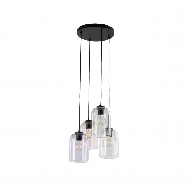 Lampa Molly IV zielona - Szklana lampa wisząca TK Lighting