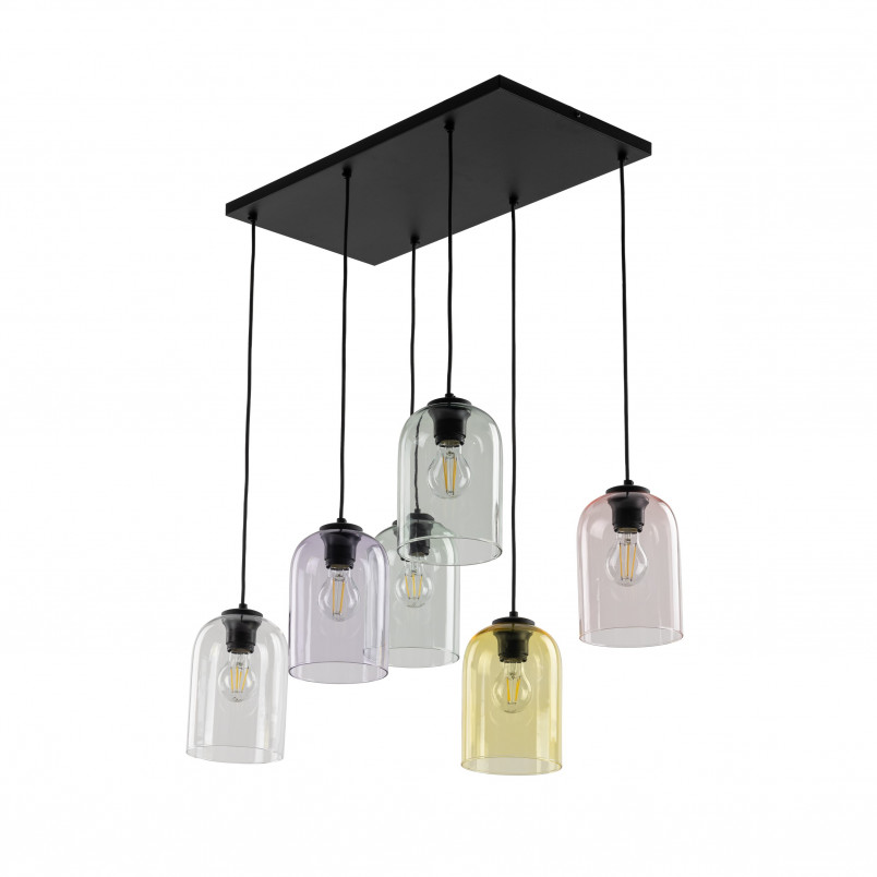 Lampa wisząca Molly VI | Szkło, 6 punktów | TK Lighting