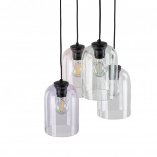 Lampa Molly IV zielona - Szklana lampa wisząca TK Lighting