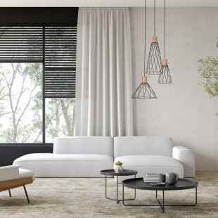 Lampa Wisząca Modesto Wood - 3 punkty, Loft, TK Lighting