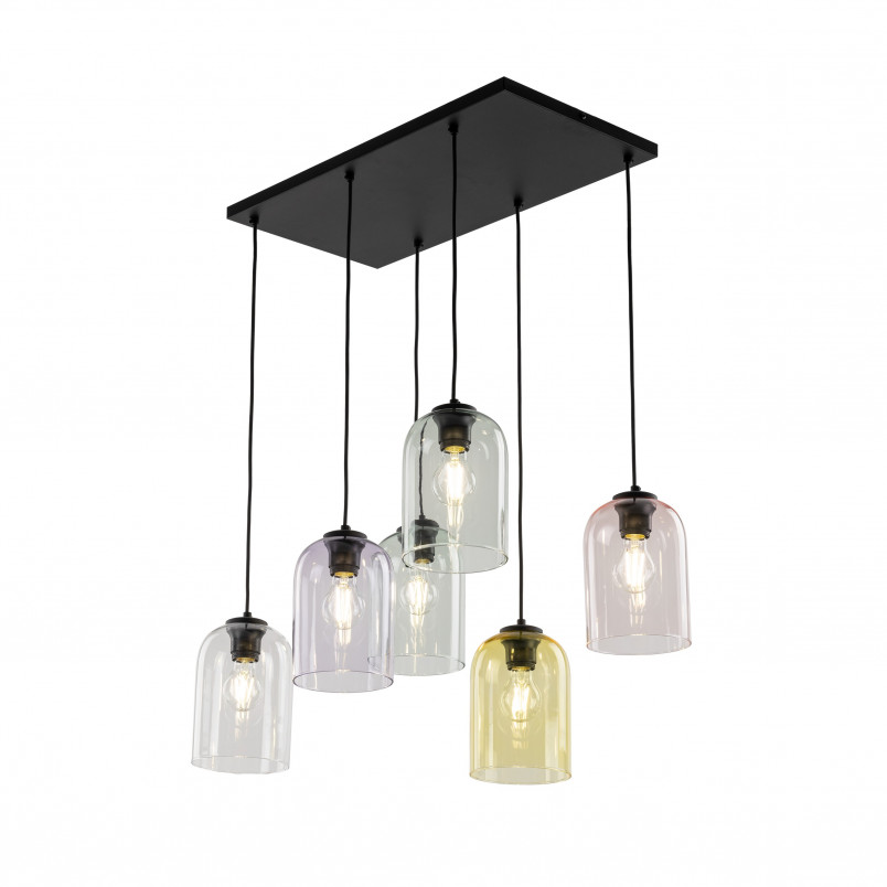 Lampa wisząca Molly VI | Szkło, 6 punktów | TK Lighting
