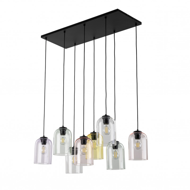 Lampa wisząca Molly VIII | Szklana, kolorowa - TK Lighting