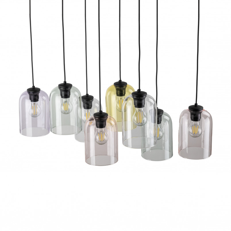 Lampa wisząca Molly VIII | Szklana, kolorowa - TK Lighting