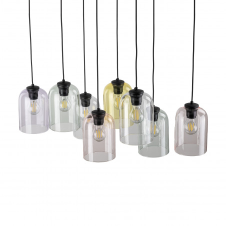 Lampa wisząca Molly VIII | Szklana, kolorowa - TK Lighting