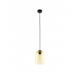 Lampa wisząca szklana Molly | Żółta, E27 | TK Lighting