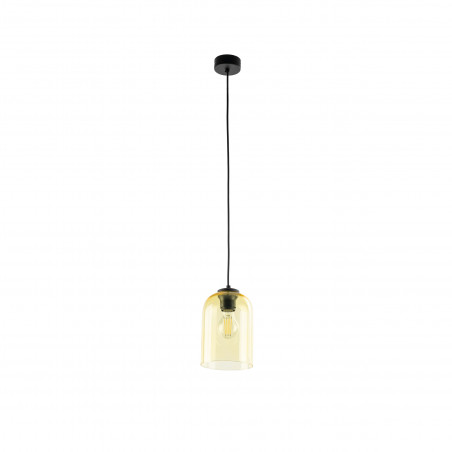 Lampa wisząca szklana Molly | Żółta, E27 | TK Lighting