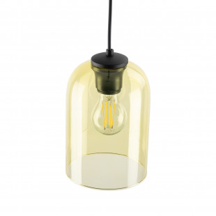 Lampa wisząca szklana Molly | Żółta, E27 | TK Lighting