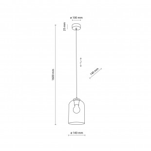 Lampa wisząca Molly różowa | TK Lighting - Oświetlenie