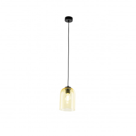 Lampa wisząca szklana Molly | Żółta, E27 | TK Lighting