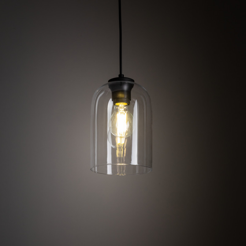 Lampa wisząca Molly - szklany klosz, E27 | TK Lighting