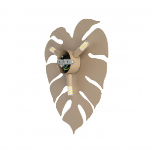 Kinkiet Monstera Sabia TK Lighting | Beżowy, Metalowy