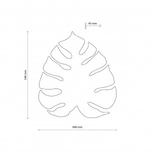 Kinkiet ścienny Monstera beżowy TK Lighting | Nowoczesny design