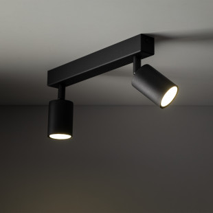 Reflektor sufitowy 2 punktowy Nex czarny | TK Lighting