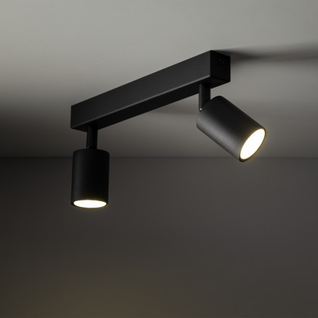 Reflektor sufitowy 2 punktowy Nex czarny | TK Lighting