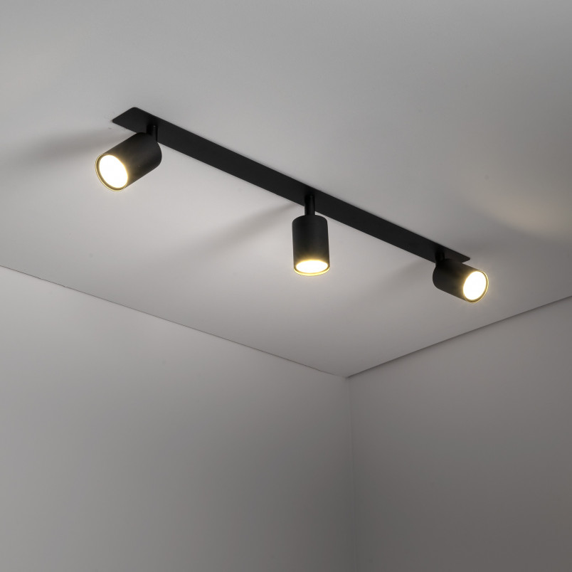 Reflektor sufitowy 3 punktowy Nex czarny | TK Lighting