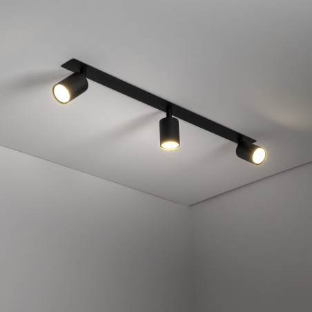 Reflektor sufitowy 3 punktowy Nex czarny | TK Lighting