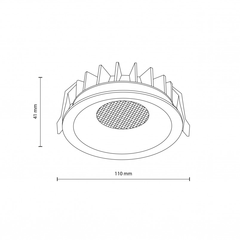Lampa LED Nexus - Spot podtynkowa 18W | TK Lighting