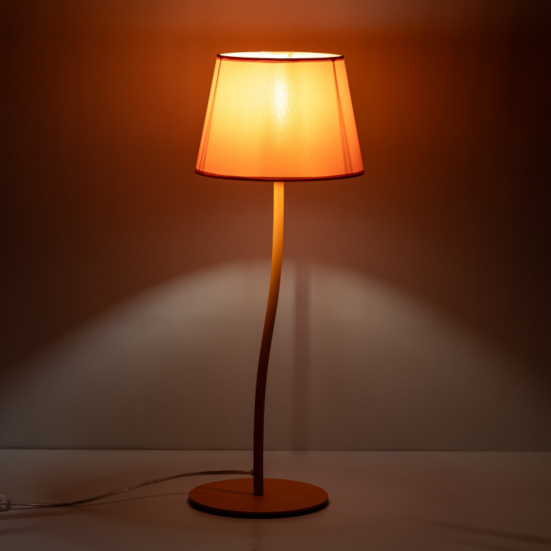 Lampa stołowa Nicola pomarańczowa | TK Lighting - Odkryj więcej!