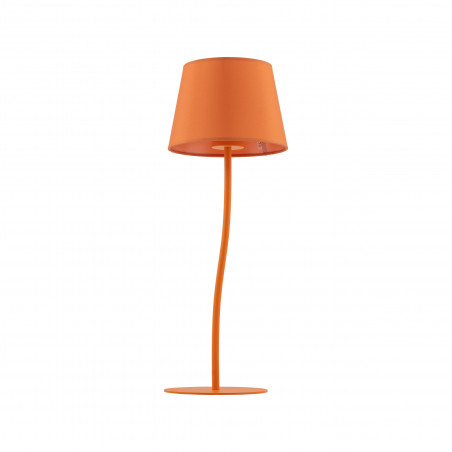 Lampa stołowa Nicola pomarańczowa | TK Lighting - Odkryj więcej!