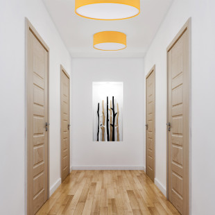 Plafon Nicola żółty TK Lighting | Oświetlenie do pokoju dziecka