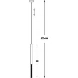 Lampa wisząca One LED srebrna - ZumaLine | Nowoczesne oświetlenie