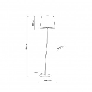 Lampa podłogowa pomarańczowa Nicola 150cm TK Lighting | TK Lighting