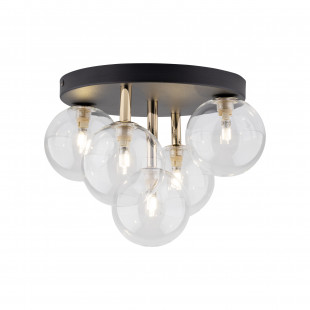 Plafon szklany 5 kul Nilos TK Lighting | Lampa sufitowa
