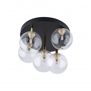 Plafon szklany 5 kul Nilos TK Lighting | Lampa sufitowa