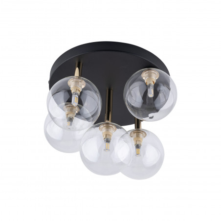 Plafon szklany 5 kul Nilos TK Lighting | Lampa sufitowa