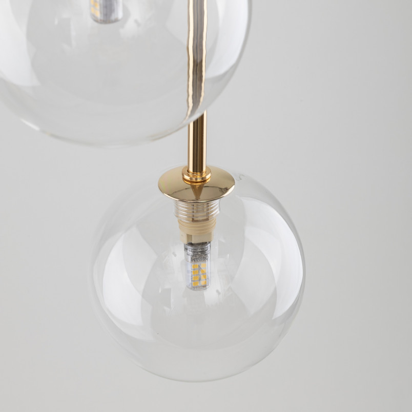 Lampa wisząca 3 kule szklane Nilos | TK Lighting
