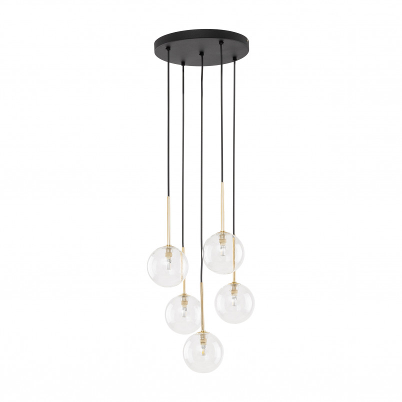 Lampa Wisząca Nilos 5 Kul Szklanych | TK Lighting