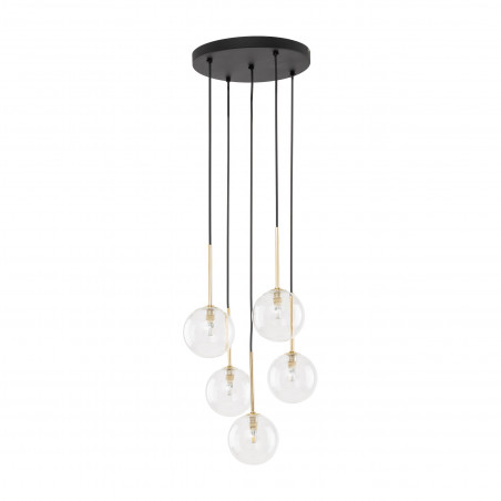 Lampa Wisząca Nilos 5 Kul Szklanych | TK Lighting