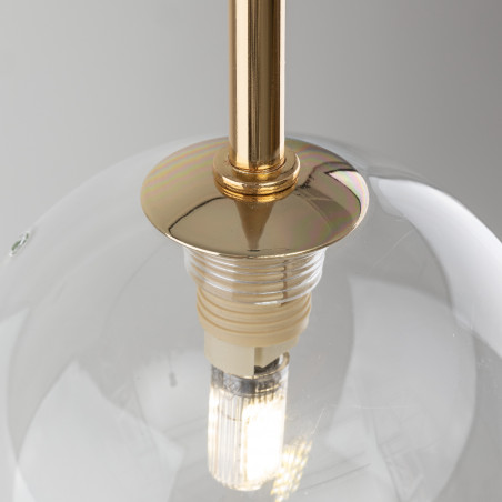 Lampa wisząca Nilos - szklana kula | TK Lighting