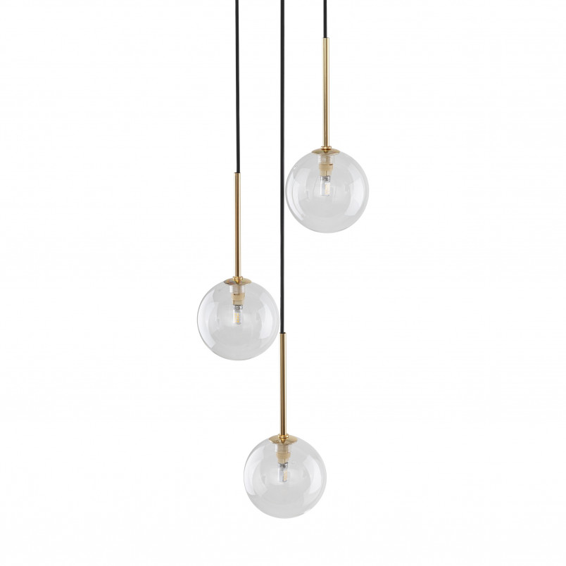 Lampa wisząca 3 kule szklane Nilos | TK Lighting