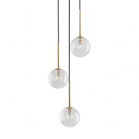Lampa wisząca 3 kule szklane Nilos | TK Lighting